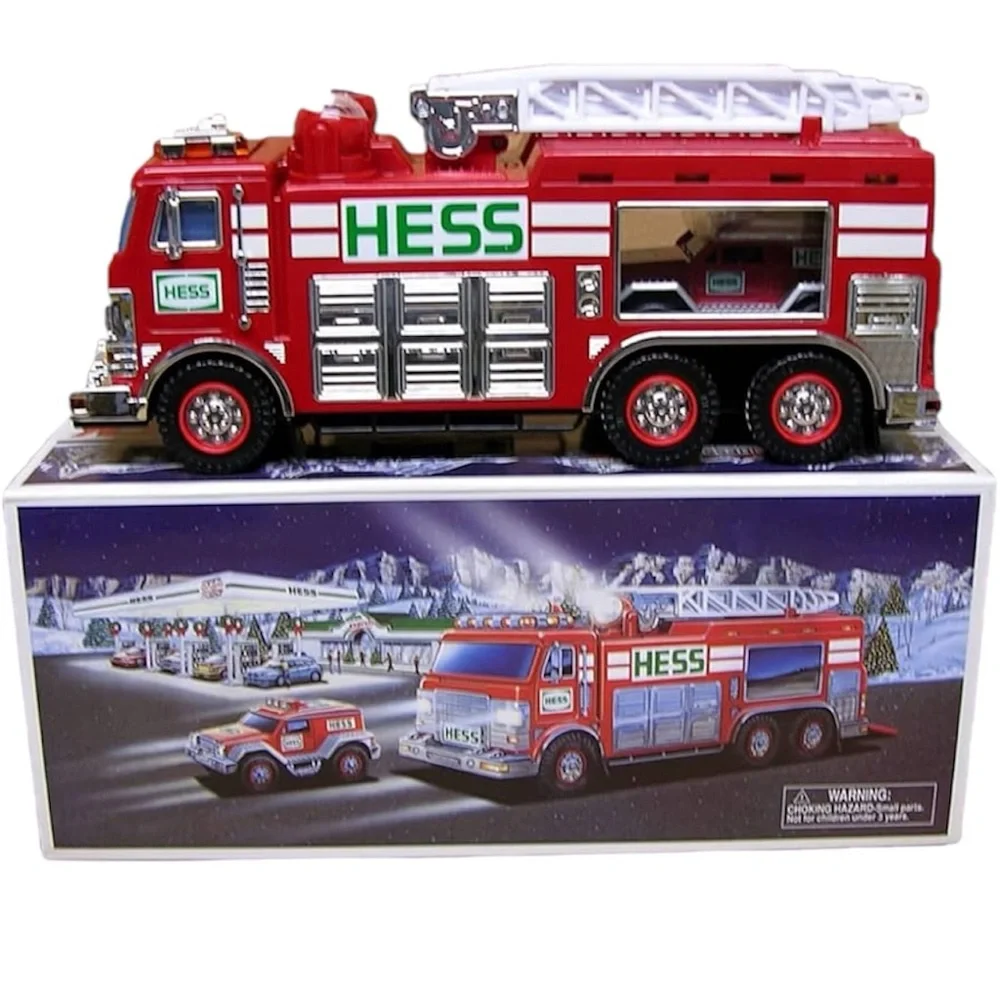 Vintage Hess 2005 Emergency Truck with Rescue Vehicle collectible new in box